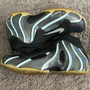 Nike Air Flightposite Mens Shoes Black/Topaz Mist size 10.5